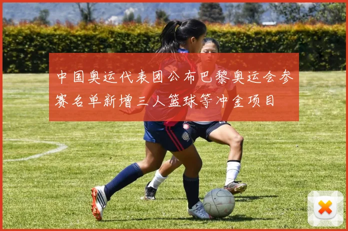 中国奥运代表团公布巴黎奥运会参赛名单新增三人篮球等冲金项目
