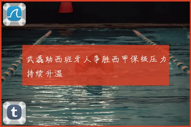 武磊助西班牙人争胜西甲保级压力持续升温