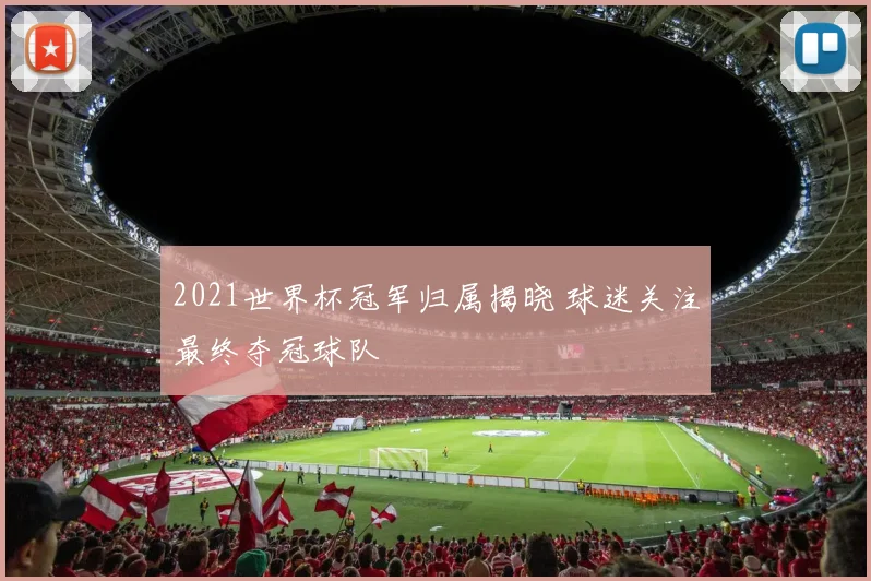 2021世界杯冠军归属揭晓 球迷关注最终夺冠球队